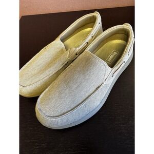 Propet Viasol Slip On  Mens Beige Casual Shoes MCX044CTAN SZ 11 Worn 1x EUC SB13